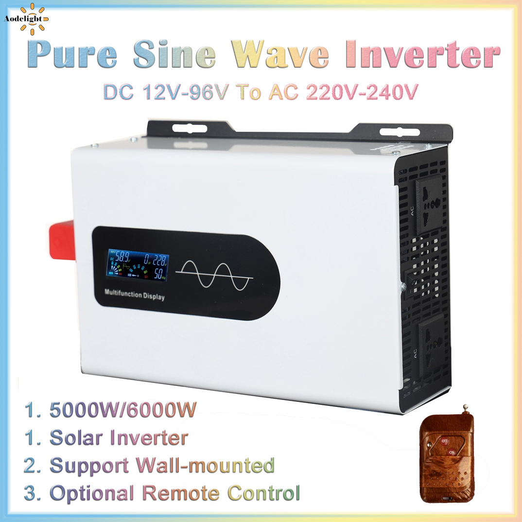 Off Grid Solar Inverter 48V 6000W - Zuivere Sinus Omvormer 12V 220V 5000W