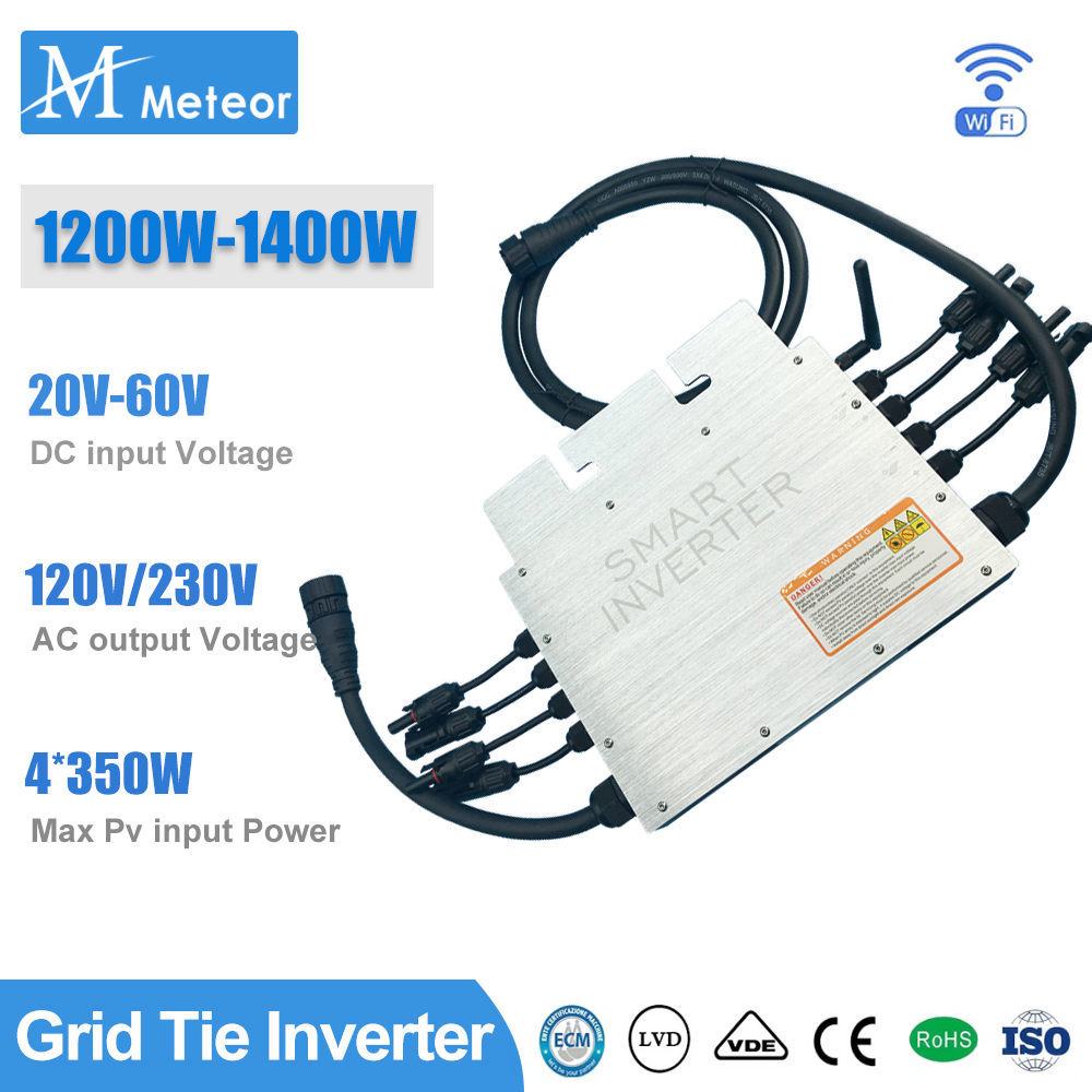 Micro Inverter 1400W Solar Grid Tie - 1200W 1400W Solar Grid Tie Micro-omvormer
