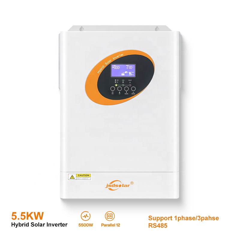 Hybrid Solar Inverter 5.5Kw Mppt 48V - 5.5Kw 5Kw Zuivere Sinus Mppt Hybride