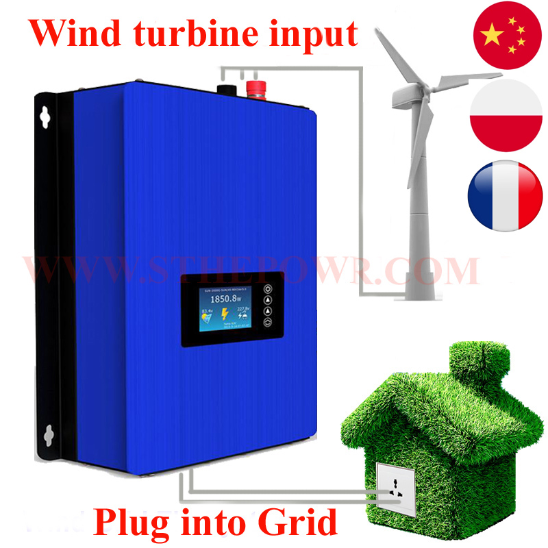 Grid Tie Inverter Limiter 2000W - 2000 W 1000 W Windenergie Grid