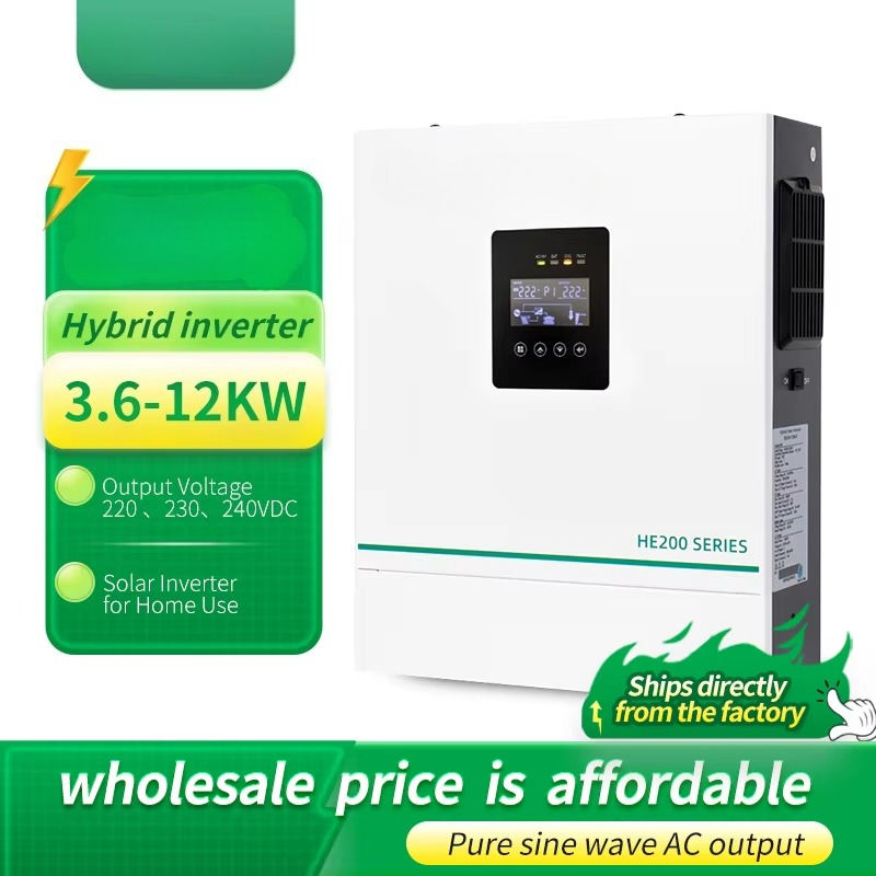 Hybrid Solar Inverter 5.5Kw Mppt 48V - 3,6kW 5,5kW 6,2kW 11kW 3kVA 5kVA
