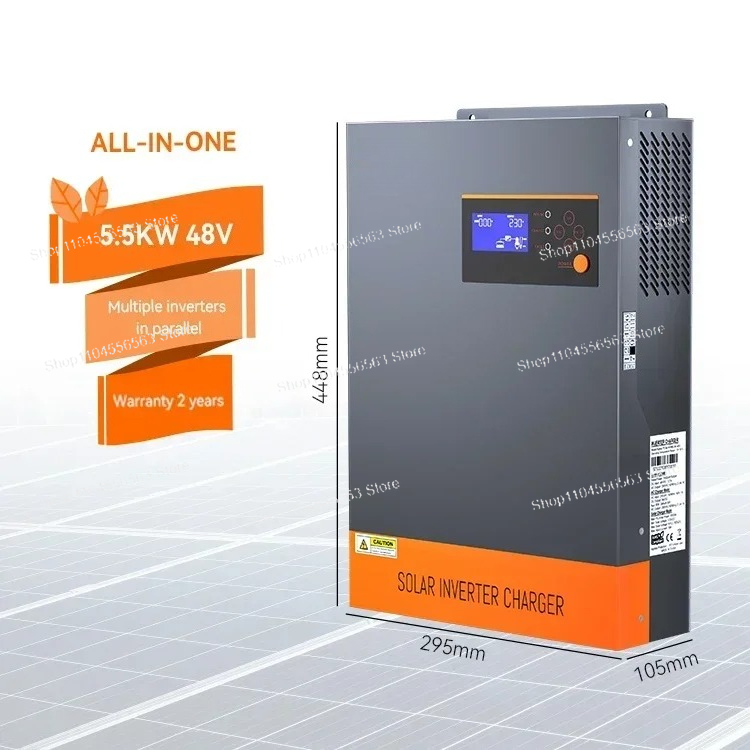 5,5 kW 3-fase hybride zonne-om - Hybrid Solar Inverter 5.5Kw Mppt 48V recensie en prijs