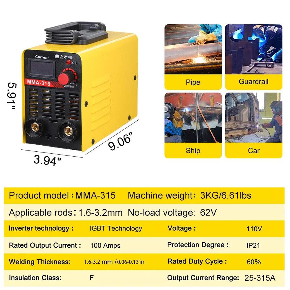 110V 300A Mini IGBT booglasapp - Inverter Welding Machine Igbt 300A recensie en prijs